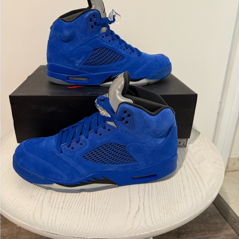 Air Jordan 5 Retro Men's Royal Blue Sneakers